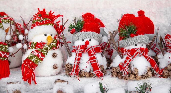 Christmas Puns Jokes - Three Snow Men