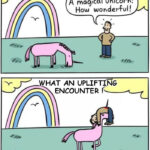 Positive Memes - uplifting encounter with magical unicorn