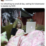 Taylor Swift Ticketmaster Tweets Memes - taylor in bed