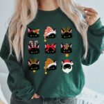 Ugly Christmas Sweaters 2022 - Cat Christmas Sweater