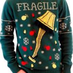 Ugly Christmas Sweaters 2022 - A Christmas Story Fragile Leg Lamp Sweater