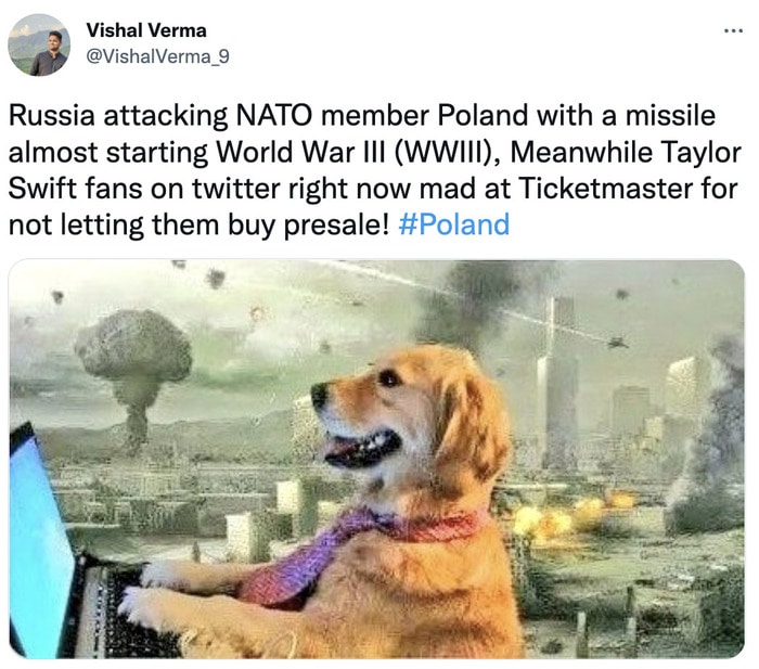 World War 3 Memes Tweets - poland vs taylor swift