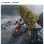 Christmas Memes Tweets - santa putting present down chimney