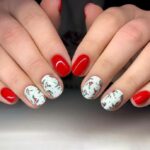 Christmas Nail Ideas 2022 - Mistletoe Nails