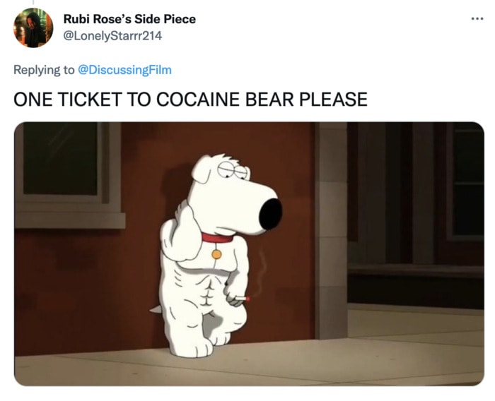 Cocaine Bear Memes Tweets - brian