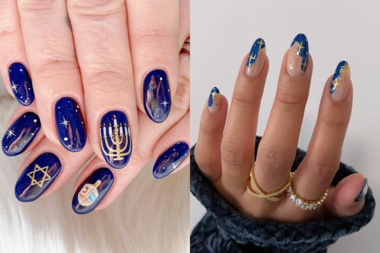 The Best Hanukkah Nail Designs To Celebrate The Festival of Lights