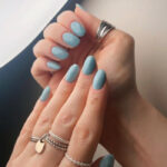 Nail Designs 2023 - pastel blue