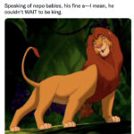 Nepo Baby Memes Tweets - lion king