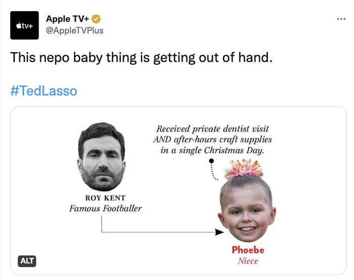 Nepo Baby Memes Tweets - ted lasso