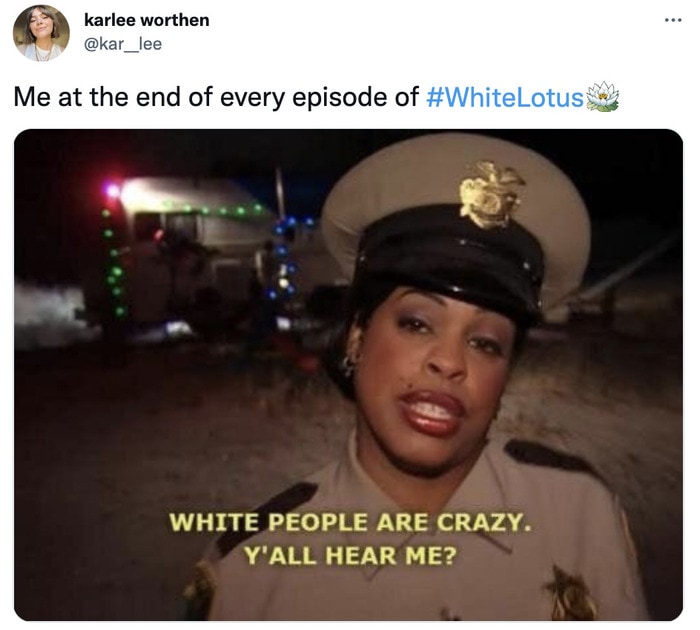 White Lotus Season Two Memes Tweets - people are crazy