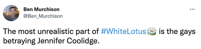 White Lotus Season Two Memes Tweets - betraying jennifer coolidge