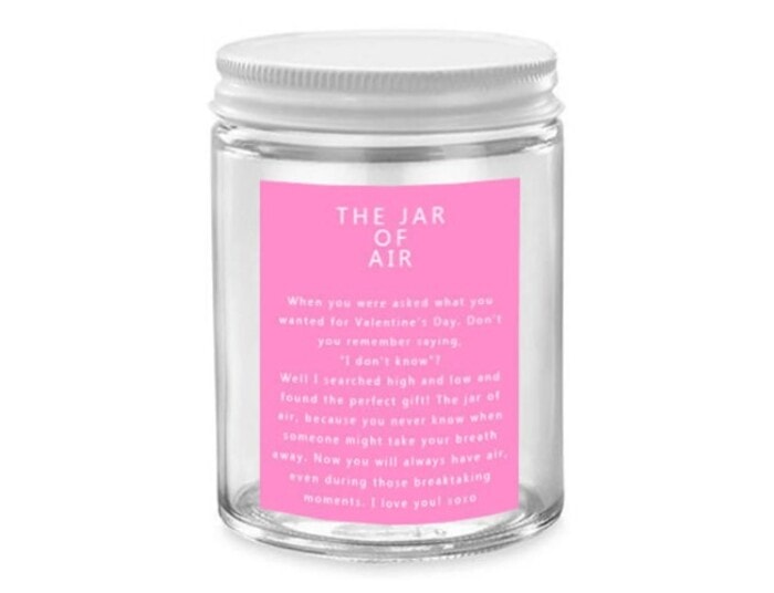 Funny Valentine's Day Gifts - Jar of Air
