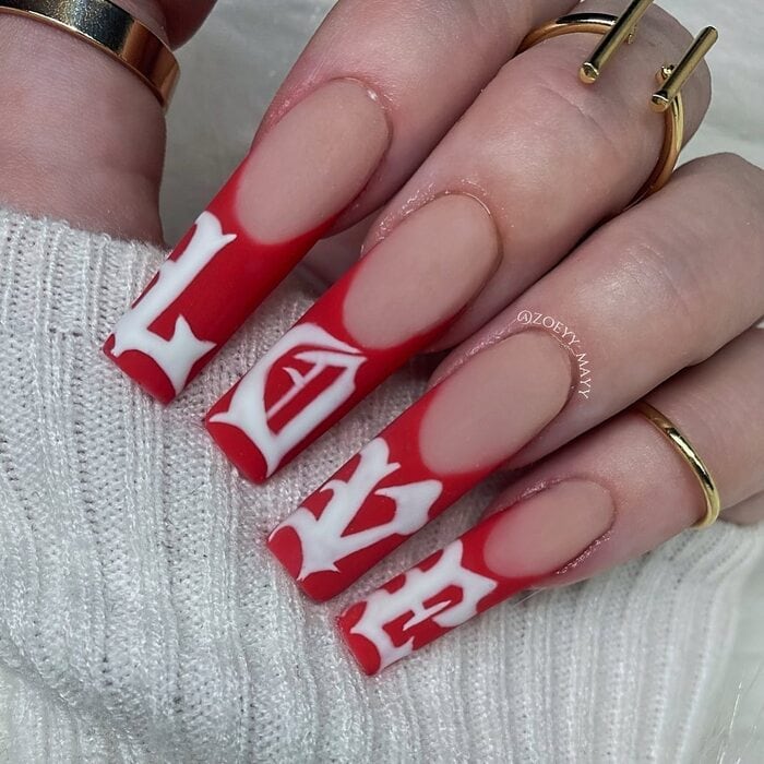 Red Valentine’s Day Nails - Bring the Drama