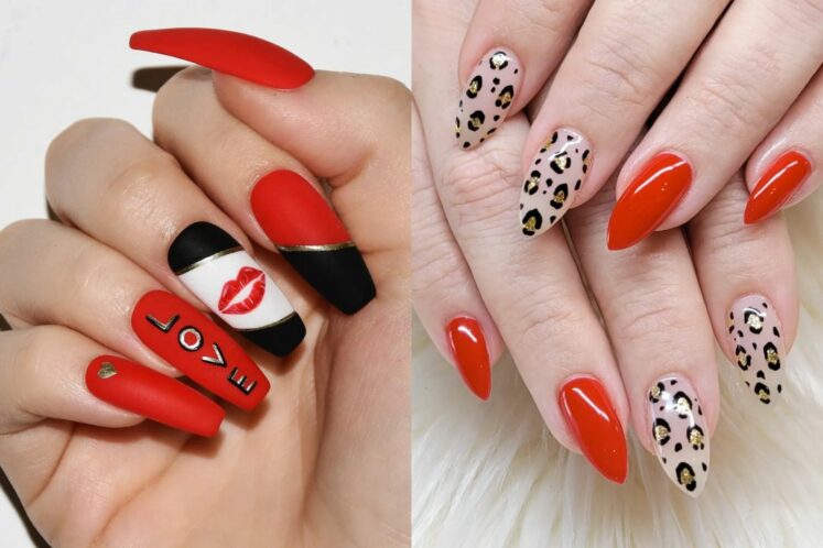 Grab Some Water Because These Red Valentine’s Day Nail Ideas Are Smokin’ Hot