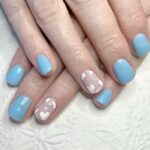 Simple Valentine Nail Designs - Feeling Blue
