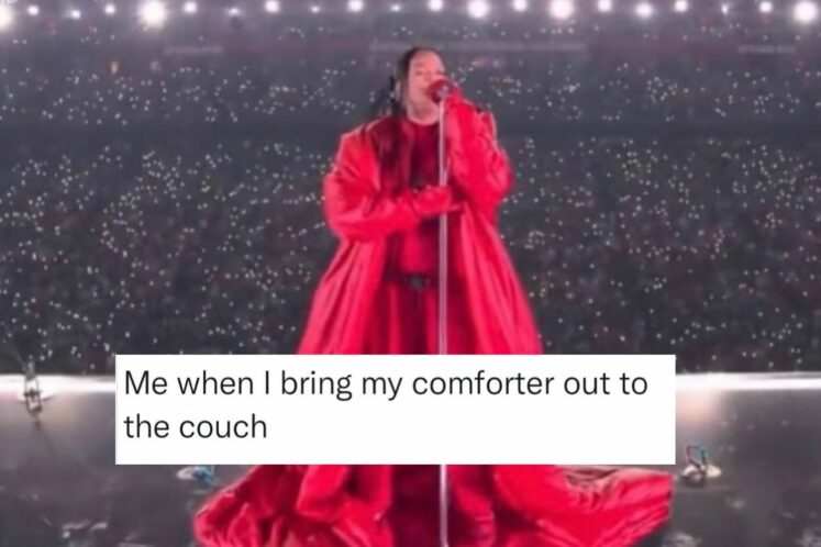 Rihanna Super Bowl Halftime Show Memes Tweets