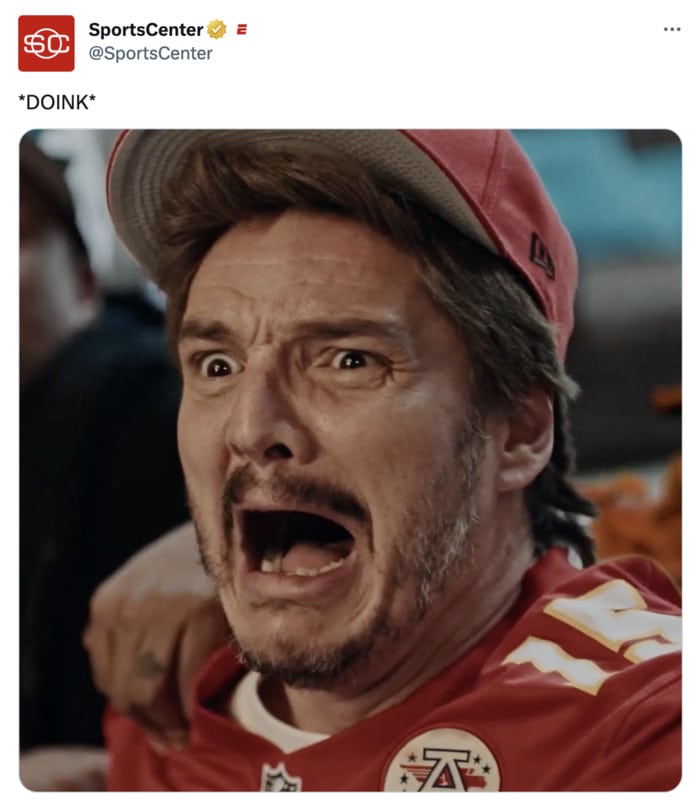 Super Bowl 2023 Memes Tweets - Pedro Pascal