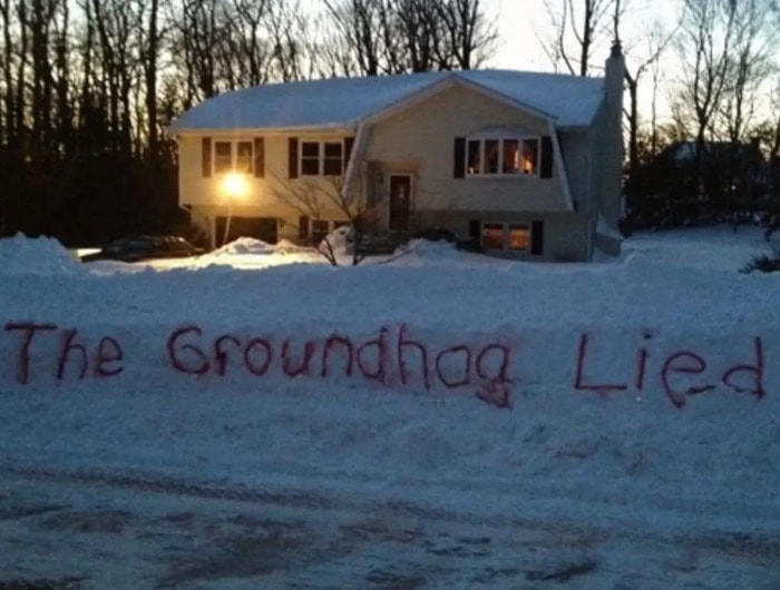 Groundhog Day Memes - snow bank