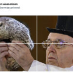 Groundhog Day Memes - pope holding groundhog