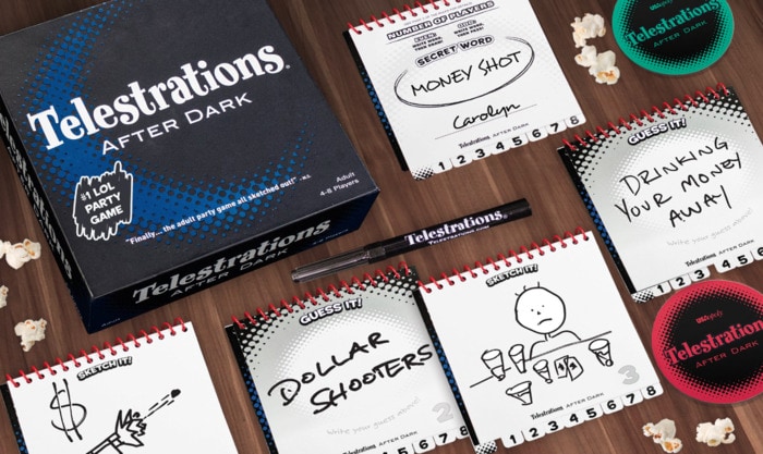 Party games for adults- Telestrations After Dark