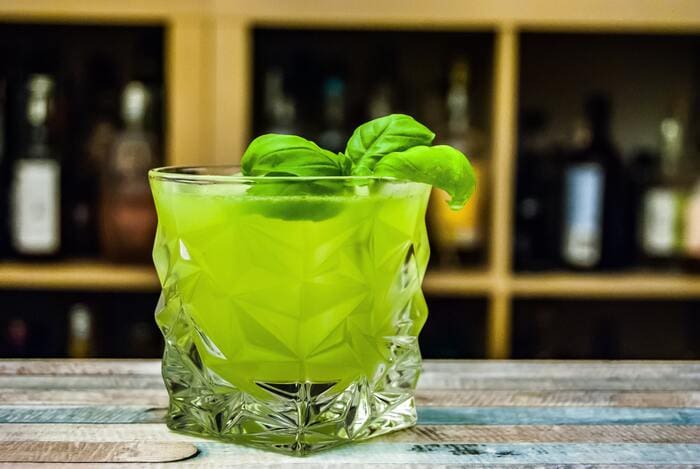 Vodka drinks- Green Hawaiin