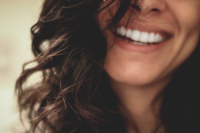 Short Jokes - close-up of woman laughing
