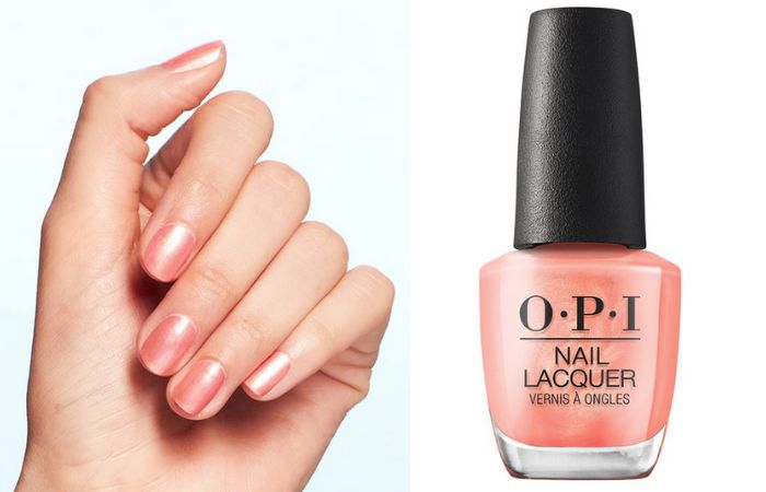 Spring Nail Colors - OPI Nail Lacquer Spring '23 Collection in Data Peach