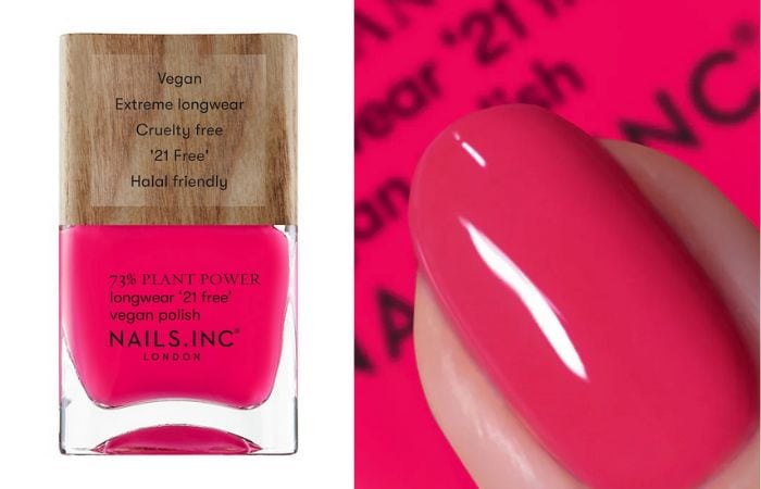 Spring Nail Colors - Nails Inc. 73% Plant Power Nail Polish in What On Earth