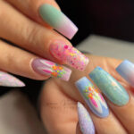 Easter Nail Design Ideas - Bright Bunnies, Ombres, and Sparkles
