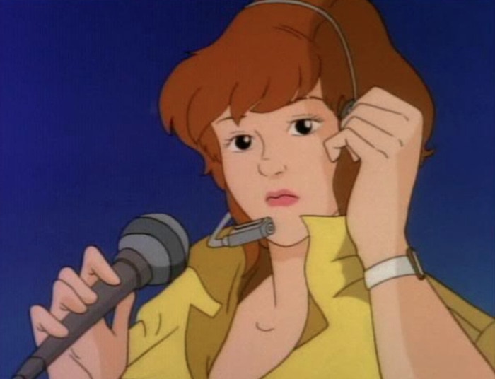 Female characters in cartoons- April O'Neil