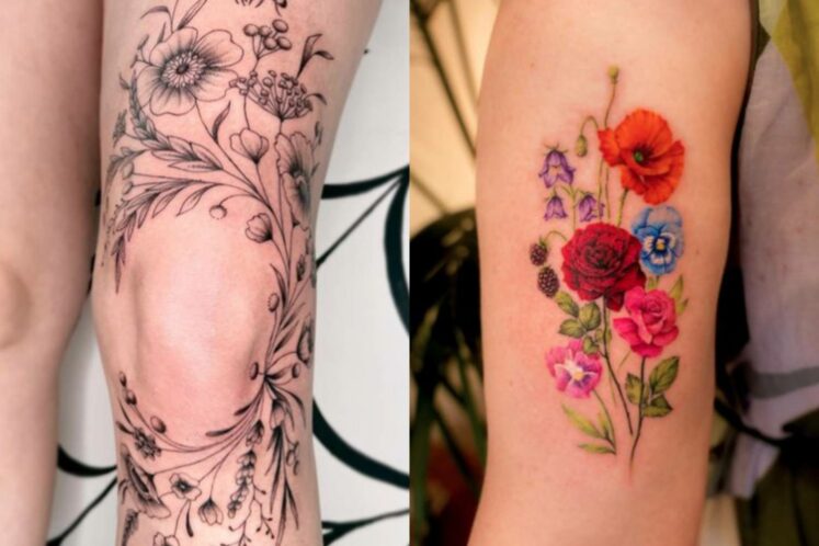 It Doesn’t Matter If You Can’t Keep a Plant Alive, Because These Flower Tattoos Will Live Forever