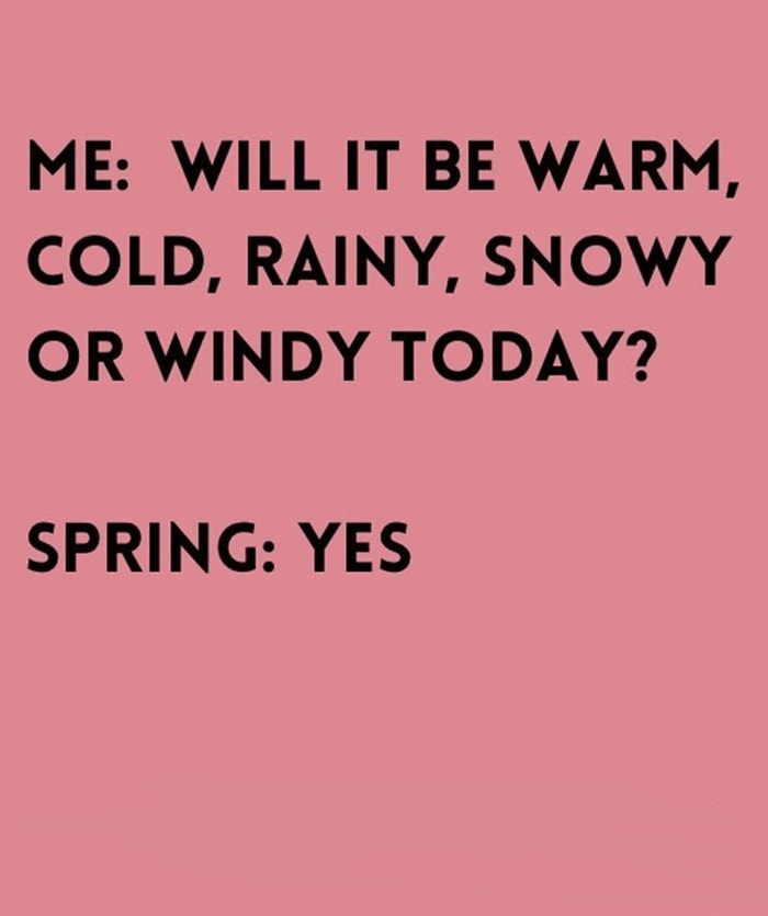 Spring Memes - spring weather