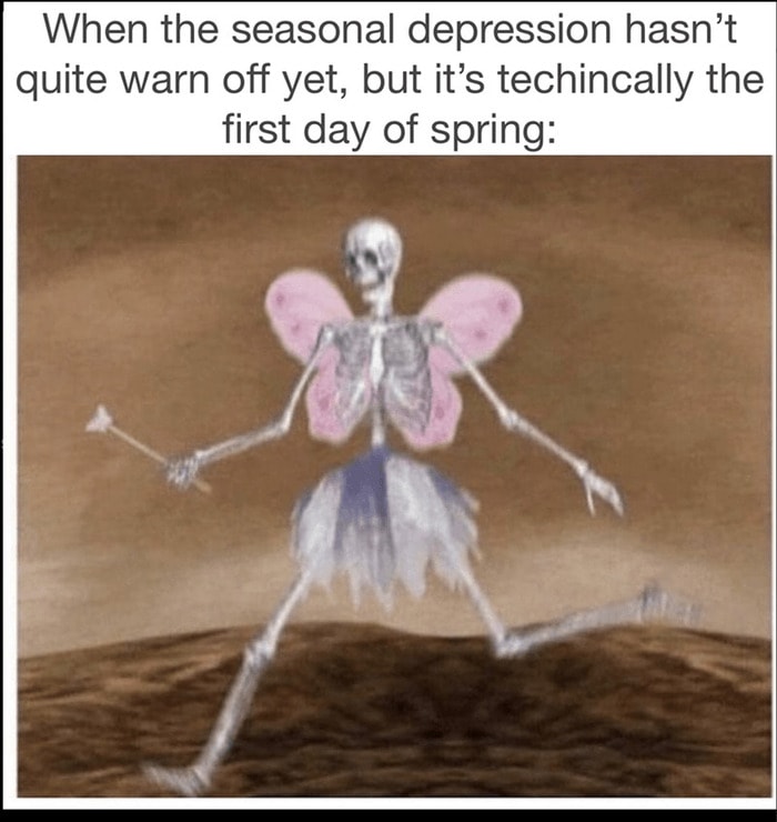 Spring Memes - skeleton fairy