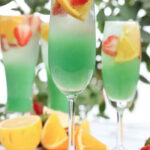 St Patricks day cocktails- Green Jungle Juice