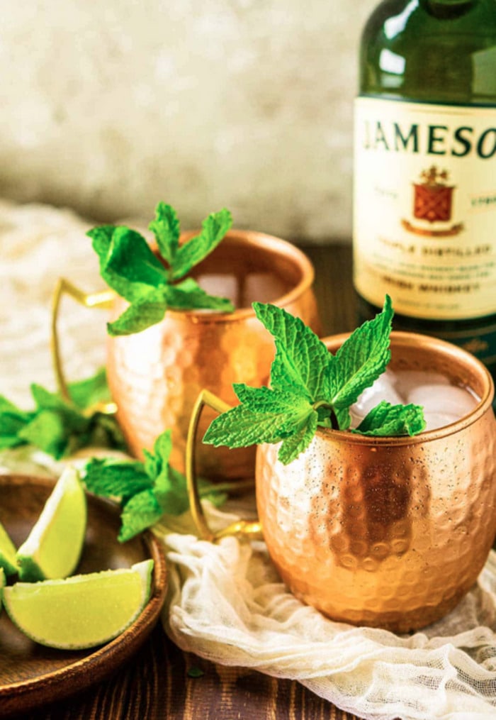 St. Patrick's day cocktails - irish mule