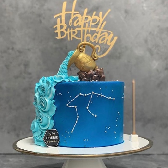 Amazon.com: Big Leo Energy Cake Topper, Happy Birthday Cake Decor for Leo,  12 Constellation Zodiac Theme Birthday Party Decorations Supplies, Black  Glitter : Grocery & Gourmet Food