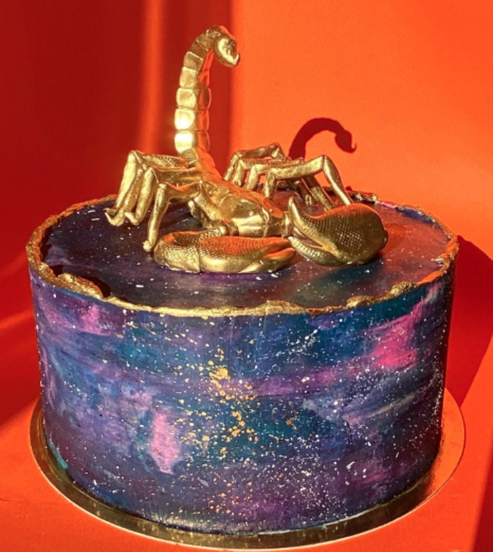 Gold Scorpion Cake Topper (Horoscope) - CakeCentral.com