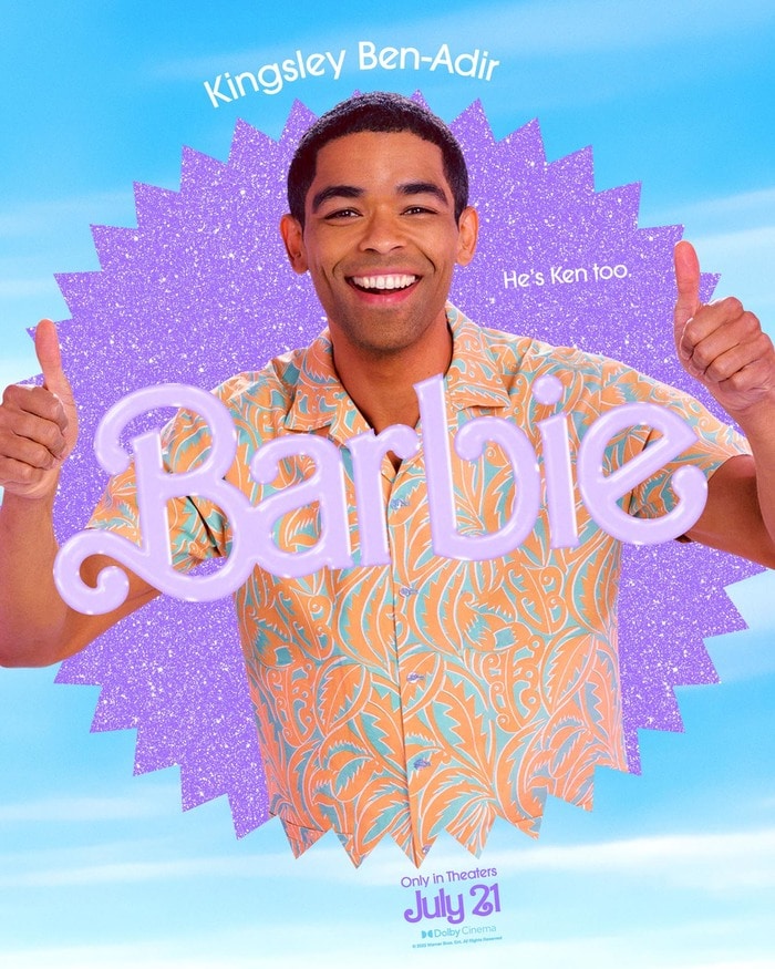 Barbie Movie Posters Characters - Kingsley Ben-Adir Ken