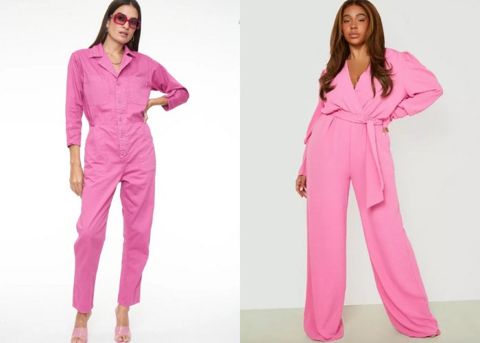 Barbie outfits costumes - pink jumpsuit