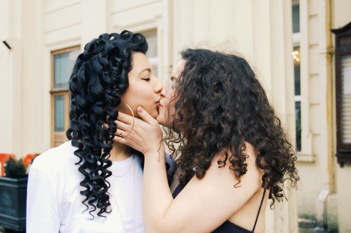 Attachment Styles- Lesbian Couple Kissing