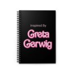 Greta Gerwig Barbie Shirt - black journal