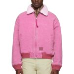 Greta Gerwig Barbie Shirt - pink bomber jacket