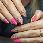 May Nail Design Ideas - pink banana nails