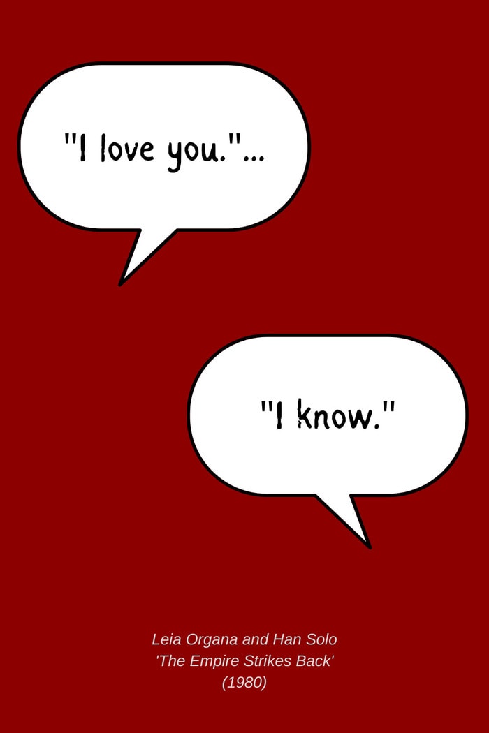 Star Wars Quotes - i love you, i know