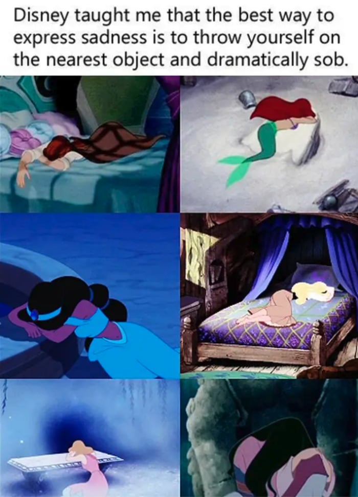 Disney Memes - dramatically collapsing