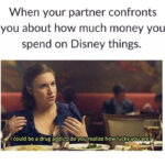 Disney Memes - money spent on Disney things