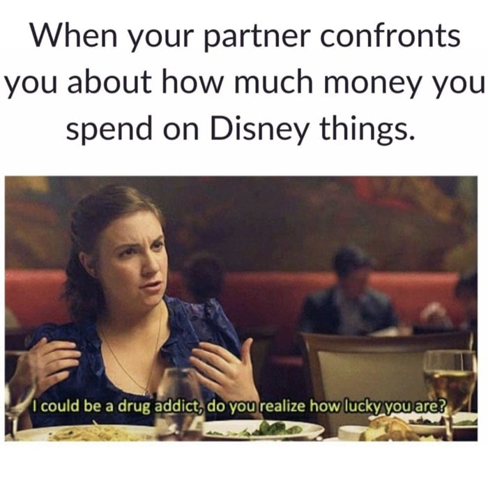 Disney Memes - money spent on Disney things