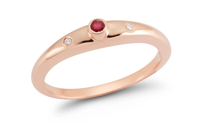 Non Traditional Engagement Rings - Barbela Design Ruby Stellan Ring