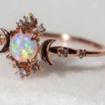 Non Traditional Engagement Rings - Sofia Zakia Opal Wandering Star Ring