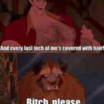 Disney Memes - beauty and the beast vs gaston